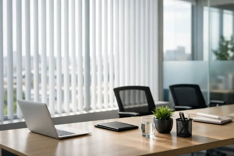 Vertical Blinds for Offices That Work Hard