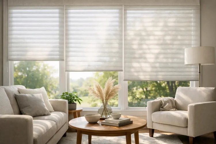 Light Filtering Blinds for Living Rooms