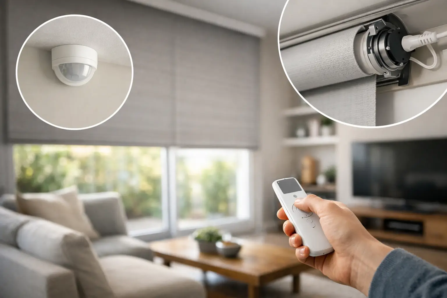 How Motorised Blinds Operate Safely
