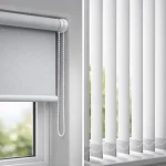 Roller Blinds vs Vertical Blinds